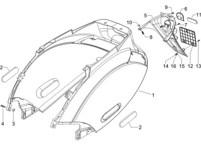 Καπάκια πίσω - Λασπωτήρας
